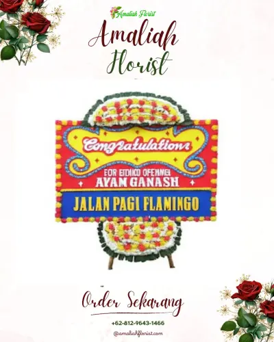 Bunga Papan Congratulation di Mugirejo